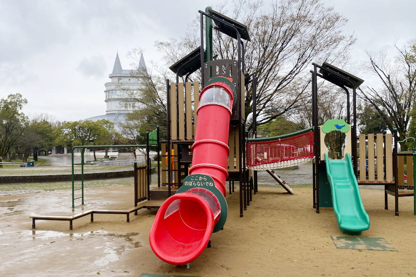 【福井】坂井市・グリーンセンターに新しい遊具できてる！どこに新設された？