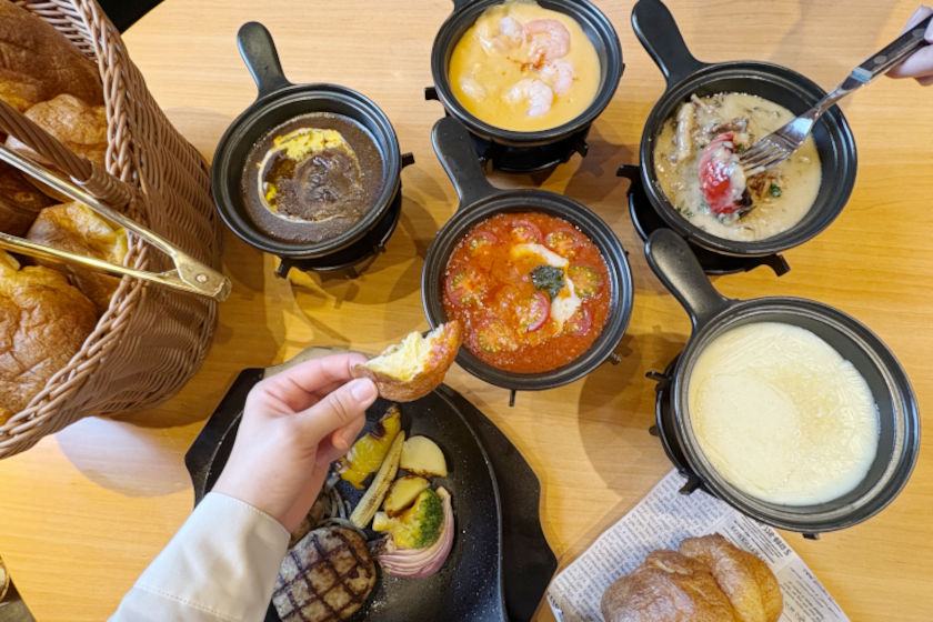 北陸初上陸！ハンバーグカフェ「グリエ・ミア」と喫茶店「サンモリッツ」が合体オープン。お肉もスイーツも、贅沢にハシゴできちゃう！【プレゼント付】