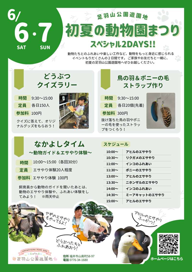 初夏の動物園まつりスペシャル２days！ メイン画像