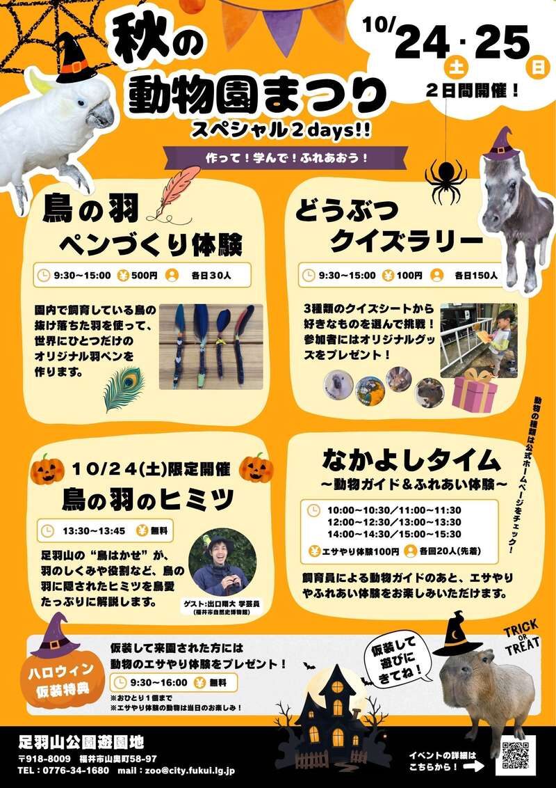 秋の動物園まつりスペシャル2days！ メイン画像