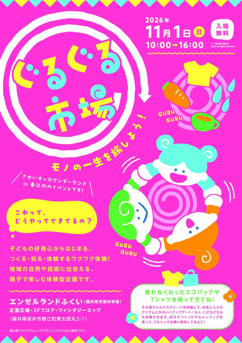 ぐるぐる市場 ～モノの一生を旅しよう！～ メイン画像
