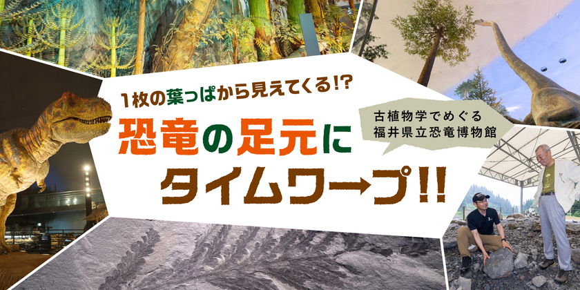 恐竜だけ見て帰るのはもったいない！ ～古植物学者・西田治文先生とめぐる福井県立恐竜博物館＆化石発掘現場～