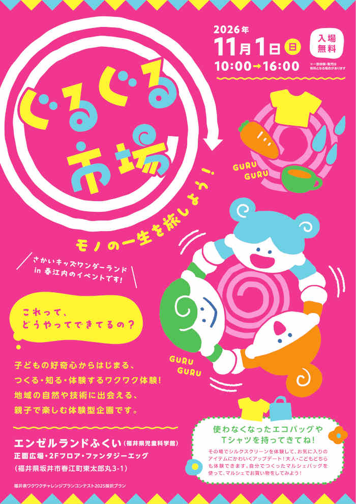 ぐるぐる市場 ～モノの一生を旅しよう！～ メイン画像